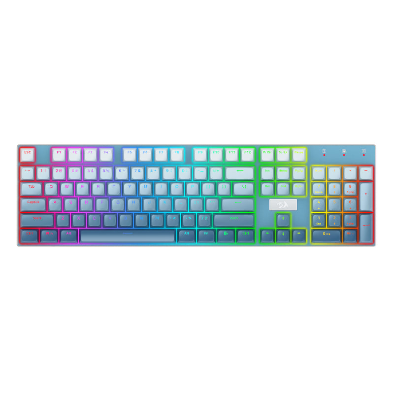 Redragon Mechnical Keyboard Devarajas 104Key Red Switches - Blue