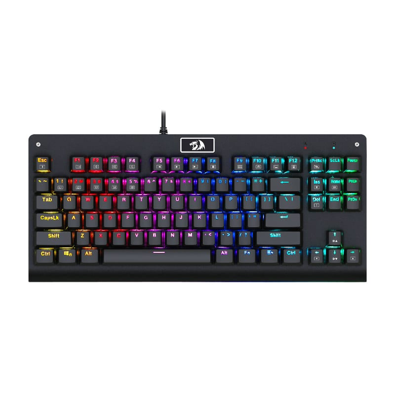 Redragon Dark Avenger Rgb Mechanical Gang Keyboard - Black