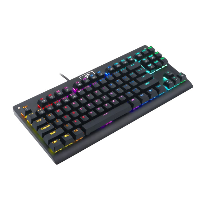 Redragon Dark Avenger Rgb Mechanical Gang Keyboard - Black