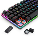 Redragon Ratri Silent Rgb Mechanical Gang Keyboard - Black