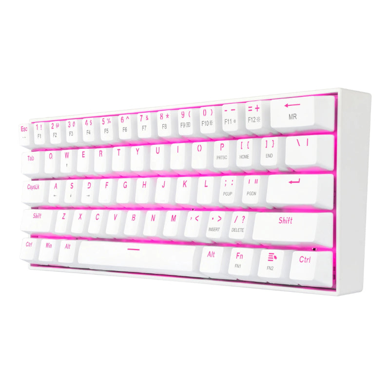 Redragon Dragonborn Wired Mechanical Keyboard Red Led

 67Key Design - White