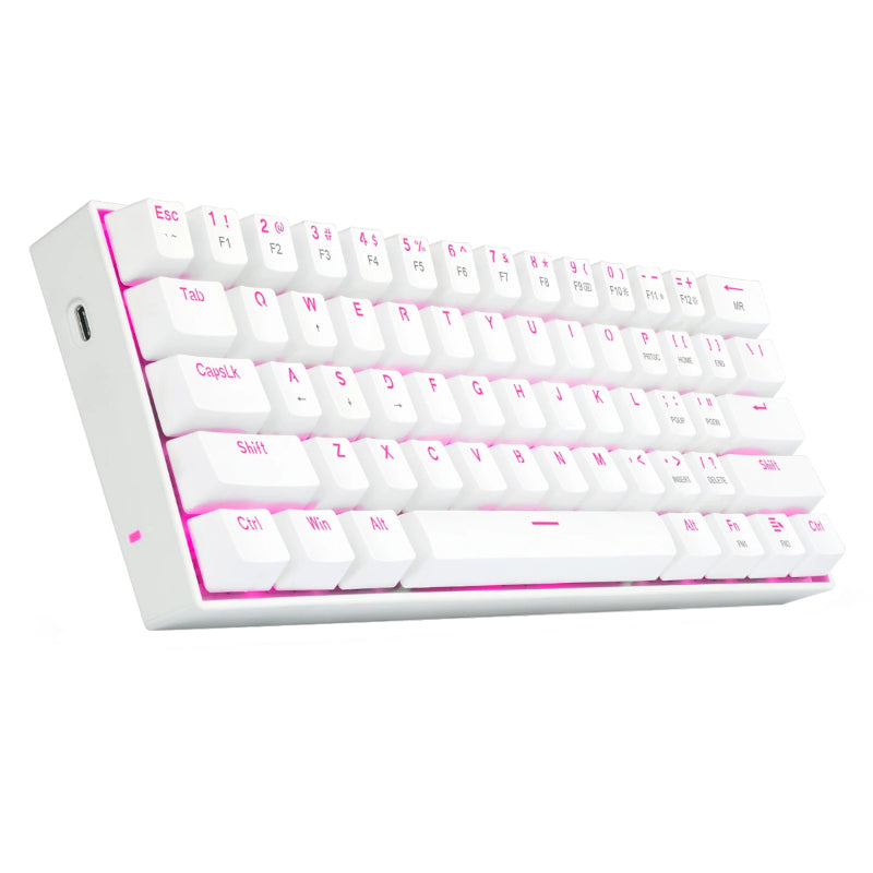 Redragon Dragonborn Wired Mechanical Keyboard Red Led

 67Key Design - White