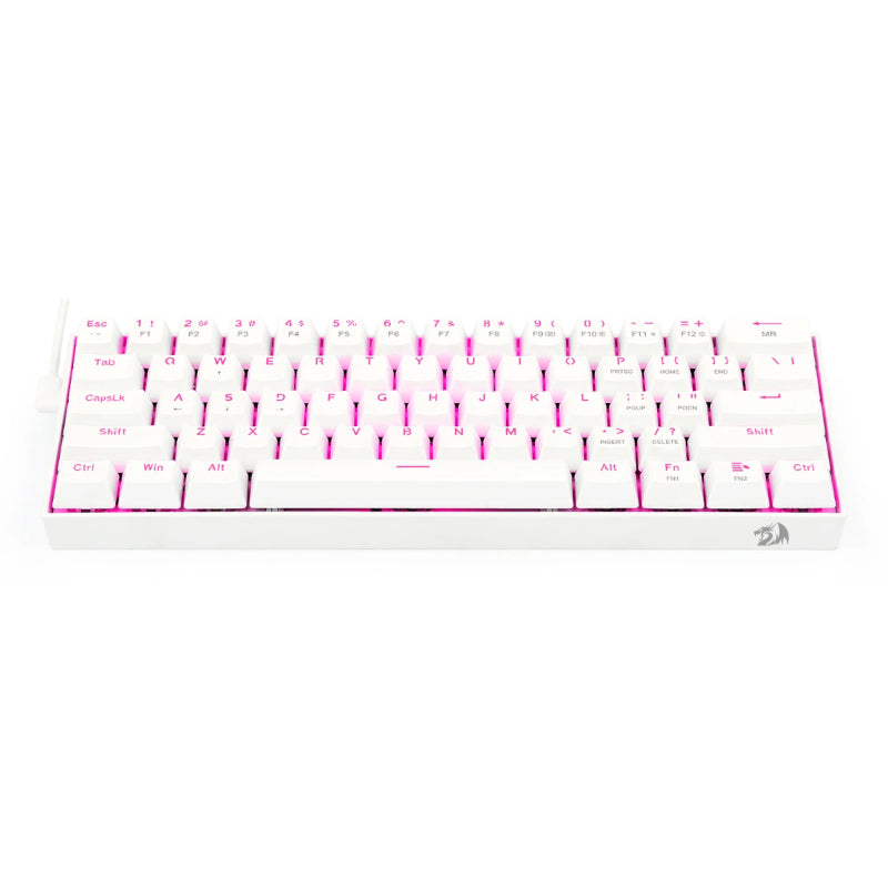 Redragon Dragonborn Wired Mechanical Keyboard Red Led

 67Key Design - White