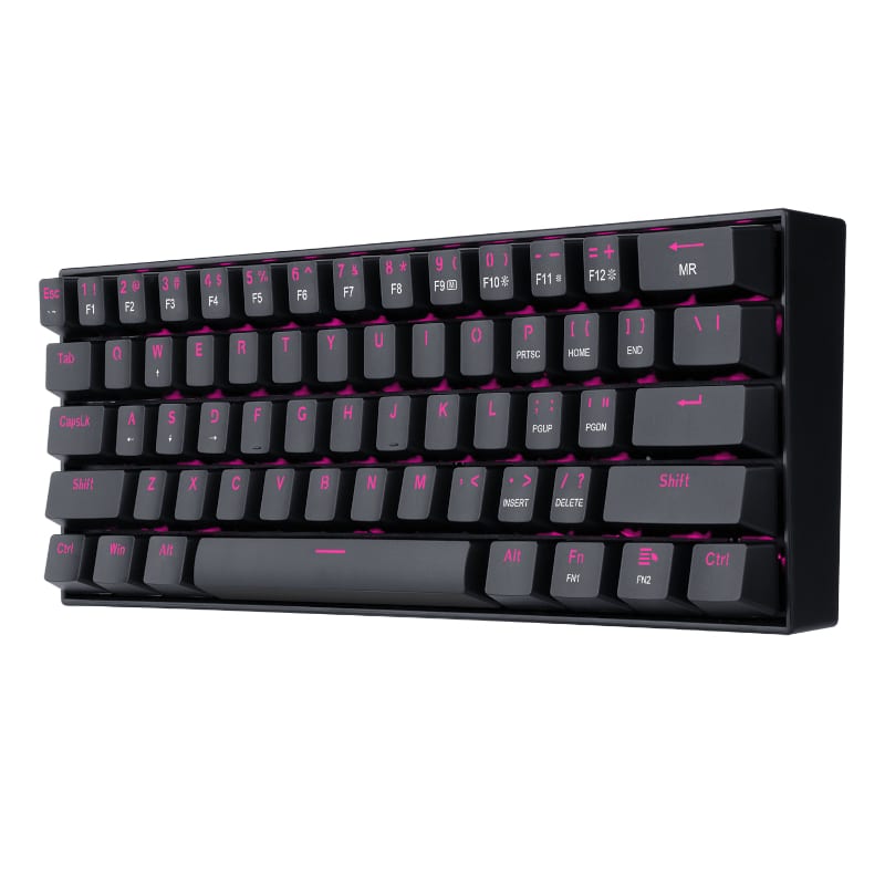 Redragon Dragonborn Wired Mechanical Keyboard Red Led
 67Key Design - Black