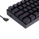 Redragon Dragonborn Wired Mechanical Keyboard Red Led
 67Key Design - Black