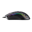 Redragon Storm 12400Dpi 7 Buttons Ergonomic Design P3327 Optical Sensor Lightweight Body Rgb Backlit Gaming Mouse - Black