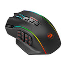 Redragon Perdiction Pro 16000Dpi Rgb Wireless Mmo Ergo Gaming Mouse - Black