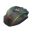 Redragon Perdiction Pro 16000Dpi Rgb Wireless Mmo Ergo Gaming Mouse - Black