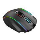 Redragon Perdiction Pro 16000Dpi Rgb Wireless Mmo Ergo Gaming Mouse - Black