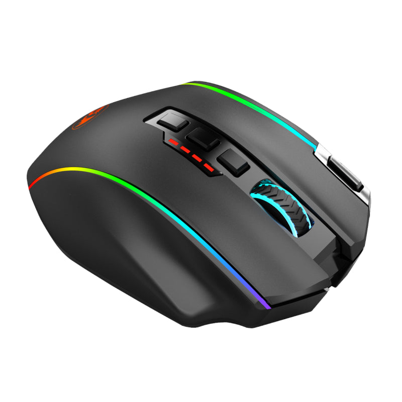 Redragon Perdiction Pro 16000Dpi Rgb Wireless Mmo Ergo Gaming Mouse - Black