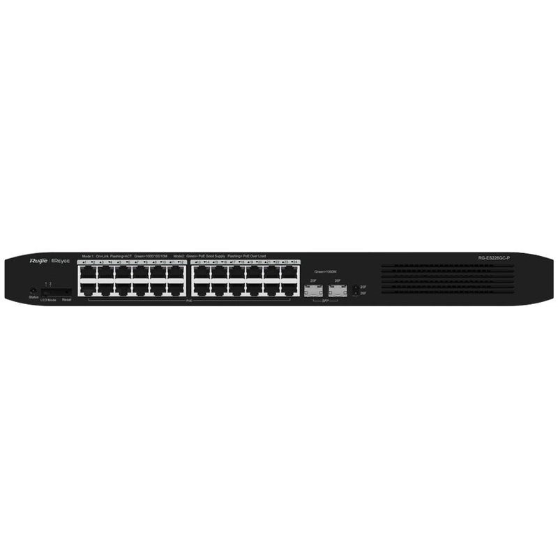 Reyee 24 Port Gigabit Poe 370W 2Sfp Smart Switch Rg-Es226Gc-P
