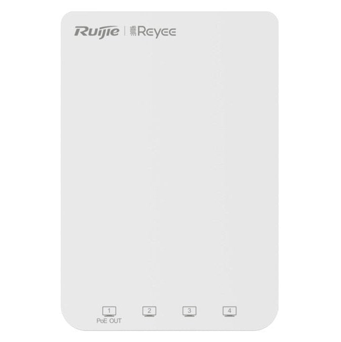 Reyee Dual Band Ac 1300Mbps 5 Port Gigabit Mesh In-Wall Ap Rg-Rap1200(P)