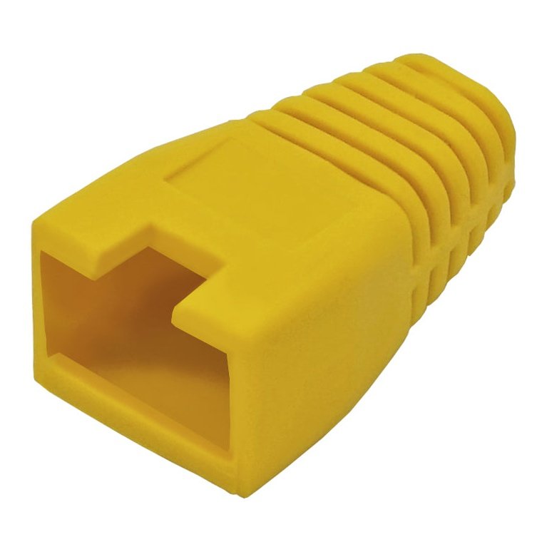 Linkbasic Yellow Boots Rj45