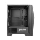 Raidmax S811Tbf Atx Micro-Atx Itx Argb Mid-Tower Gaming Chassis - Black