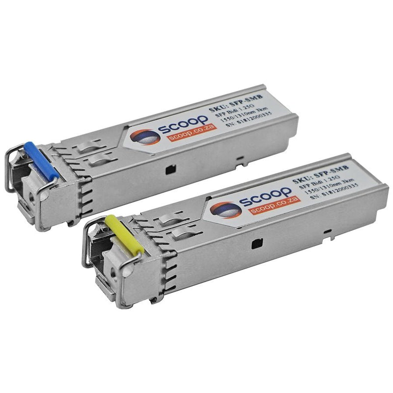 Scoop Single Mode Bidi 1.25G Sfp 20Km