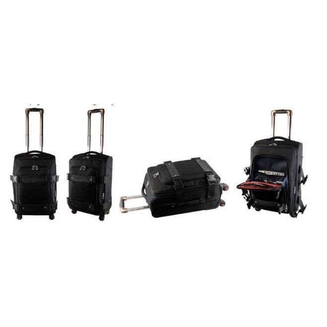 Macaroni Lettiga Business Professional Trolley Laptop and Lugguge Case-Black 1 year Limited Warranty
