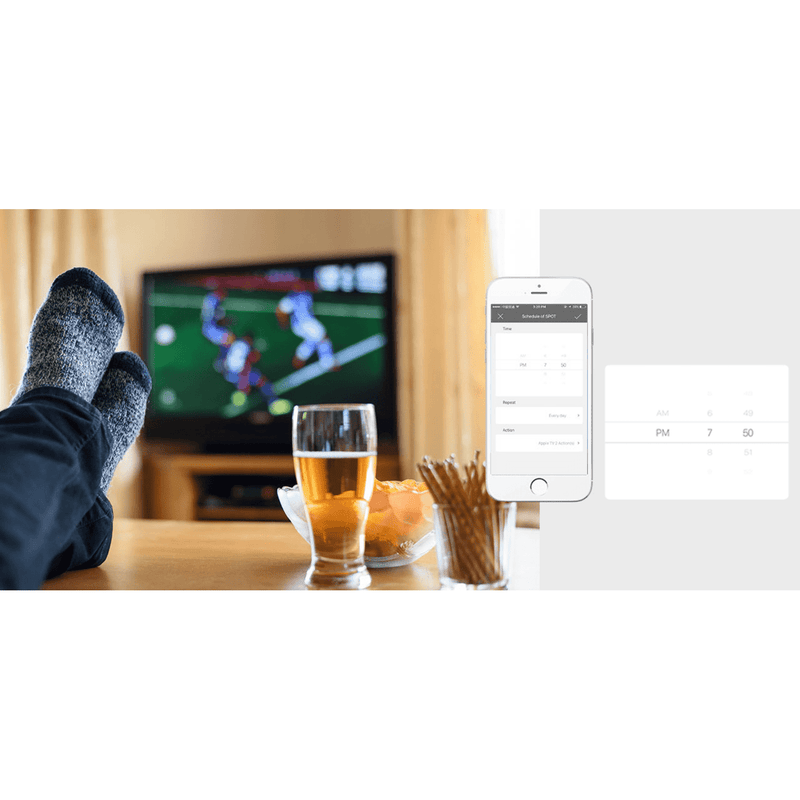 Lifesmart Spot Universal Remote Control (Ir Blaster) Rgb Light - Ac Power Supply - White