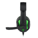 T-dagger Cook 3.5mm Gaming Headset - Black/green