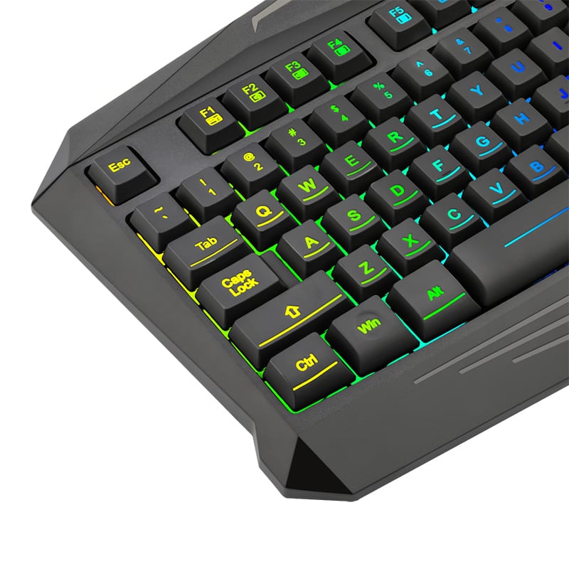 T-Dagger Tanker Rgb 104Key 25 Non-Conflict Membrane Gang Keyboard - Black