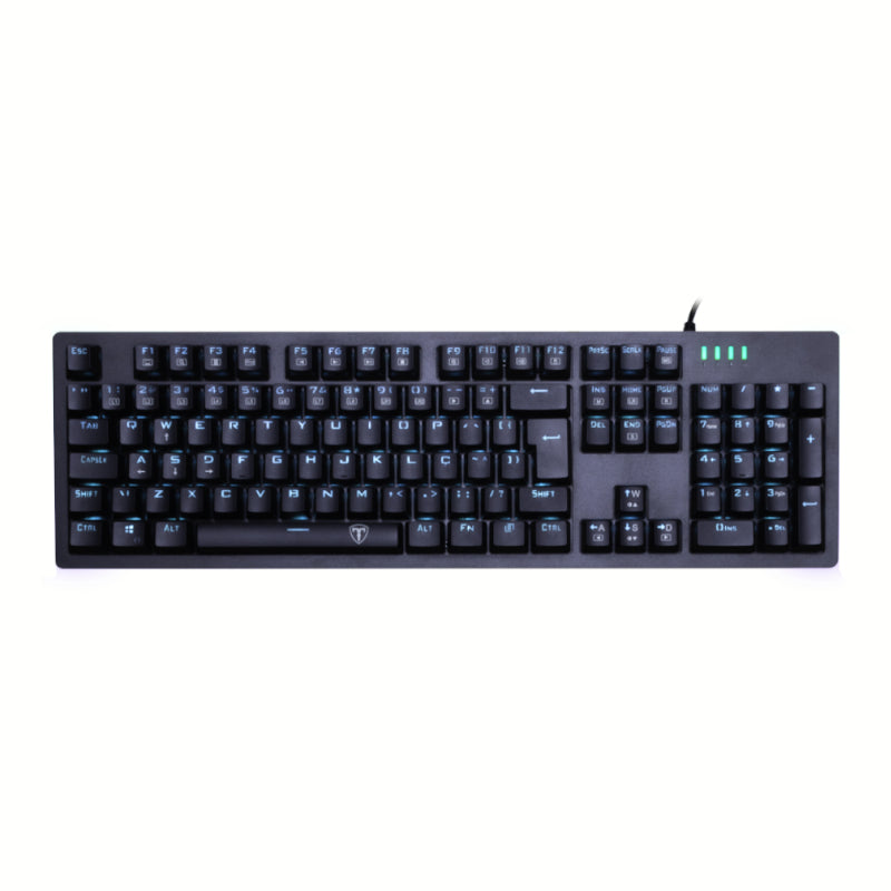 T-Dagger Bermuda Blue-Ice Led Backlit 150Cm Cable 104 Key Mechanical Keyboard - Black