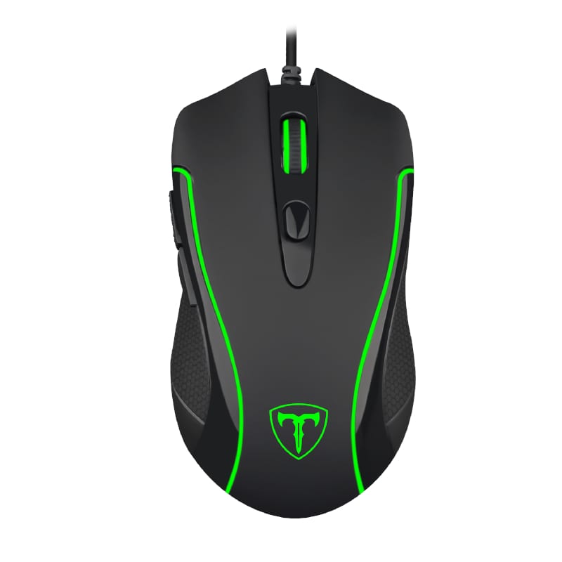 T-Dagger Private 3200Dpi 6 Button 180Cm Cable Ergo-Design Rgb Backlit Gaming Mouse - Black