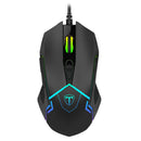 T-Dagger Senior 4800Dpi 7 Button 180Cm Cable Ambi-Design Rgb Backlit Gaming Mouse - Black