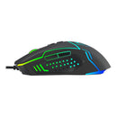 T-Dagger Senior 4800Dpi 7 Button 180Cm Cable Ambi-Design Rgb Backlit Gaming Mouse - Black