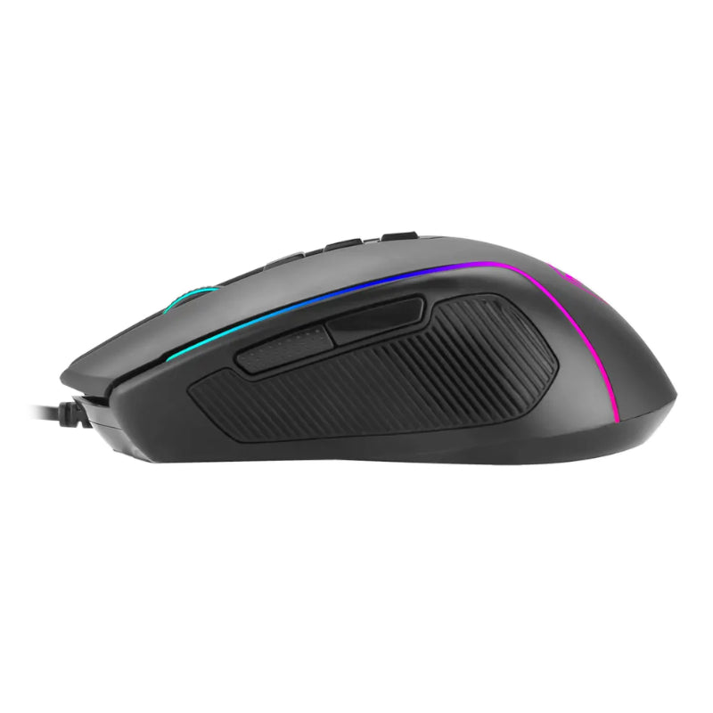 T-Dagger Dark Angel 4000Dpi Rgb Gaming Mouse - Black