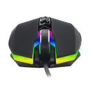 T-Dagger Lieutenant 8000Dpi 10 Button 180Cm Cable Ambi-Design Rgb Backlit Gaming Mouse - Clear Black