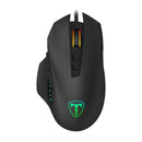 T-Dagger Captain 8000Dpi 8 Button 180Cm Cable Ergo-Design Rgb Backlit Gaming Mouse - Black Red