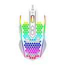 T-Daggerhoneycomb 7200Dpi Rgb Lightweight Gaming Mouse - White