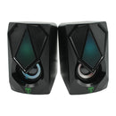T-dagger T-tgs500 2 X 3w|3.5mm|rgb Speakers - Black