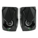 T-dagger T-tgs500 2 X 3w|3.5mm|rgb Speakers - Black