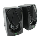 T-dagger T-tgs500 2 X 3w|3.5mm|rgb Speakers - Black