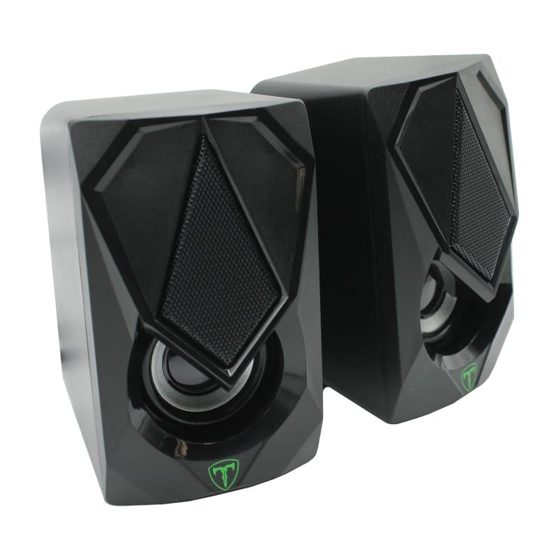 T-dagger T-tgs500 2 X 3w|3.5mm|rgb Speakers - Black
