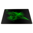 T-Dagger Geometry Medium Size 360Mm X 300Mm X 3Mm Speed Design Printed Gaming Mouse Pad Black And Green