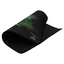 T-Dagger Geometry Medium Size 360Mm X 300Mm X 3Mm Speed Design Printed Gaming Mouse Pad Black And Green