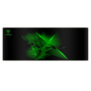 T-Dagger Geometry Large Size 780Mm X 300Mm X 3Mm Speed Design Printed Gaming Mouse Pad Black And Green