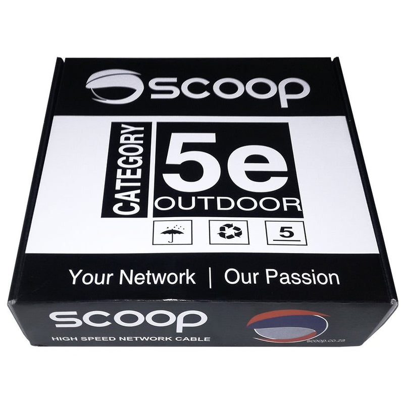 Scoop 100M Box Cat5E Outdoor Ftp Cca Cable