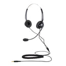 Calltel T800 Stereo-Ear Headset - Noise-Cancelling Mic - Single 3.5Mm Jack