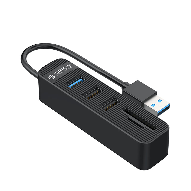 Orico Usb3.0 To 1x Usb 3.0 | 2x Usb2.0 + Sd|tf Hub Bk