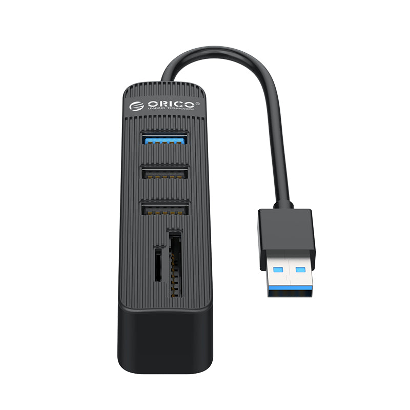 Orico Usb3.0 To 1x Usb 3.0 | 2x Usb2.0 + Sd|tf Hub Bk