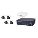 RCT UD5381 1x 8 channel NVR; 4x 2MP IP66 Dome; 1x 4 Port POE switch.