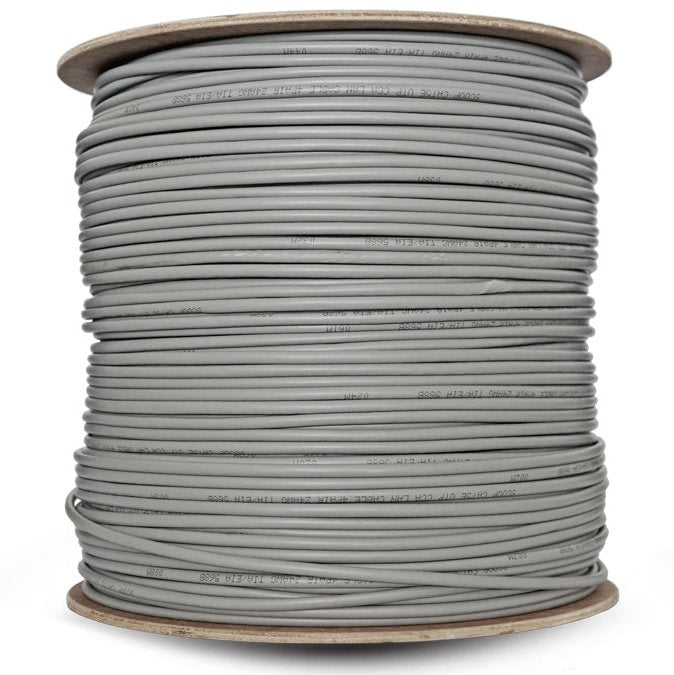 Scoop 500M Drum Cat5E Cca Grey Utp Cable