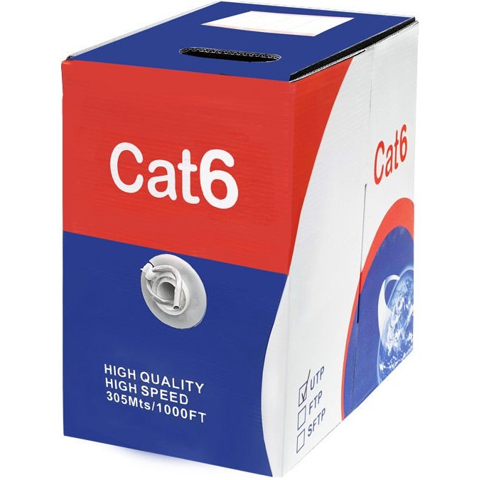 Scoop Unbranded 305M Box Cat6 Cca Utp Cable