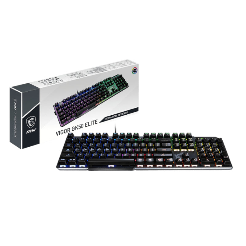 Msi Kb Mech Vigor Gk50 Elite Rgb Bk