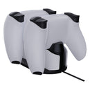 Sparkfox Playstation 5 Design Dual Charging Dock - White Black