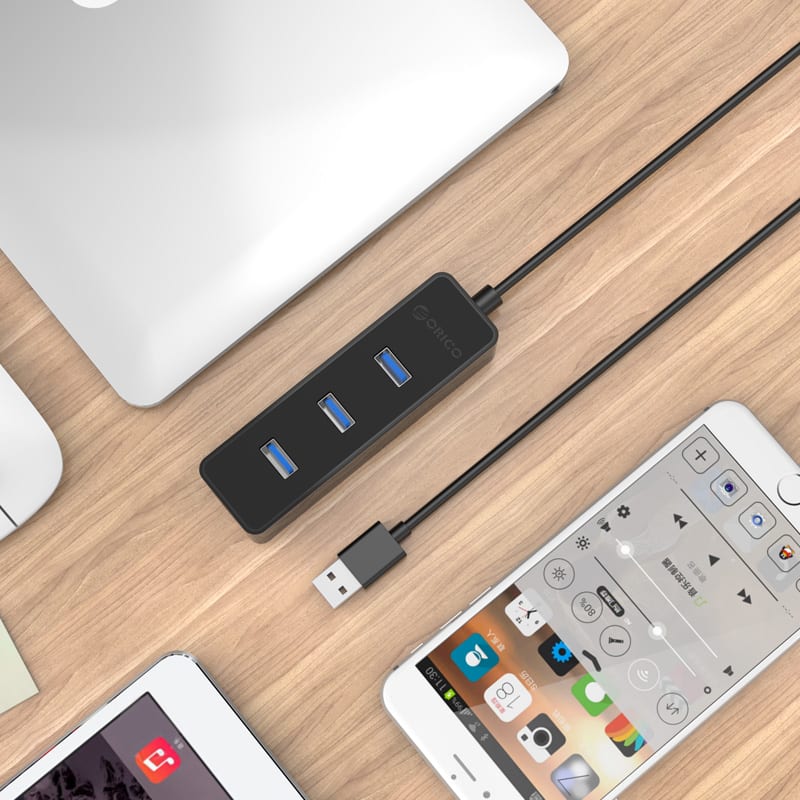 Orico 4 Port Usb3.0 Hub - Black
