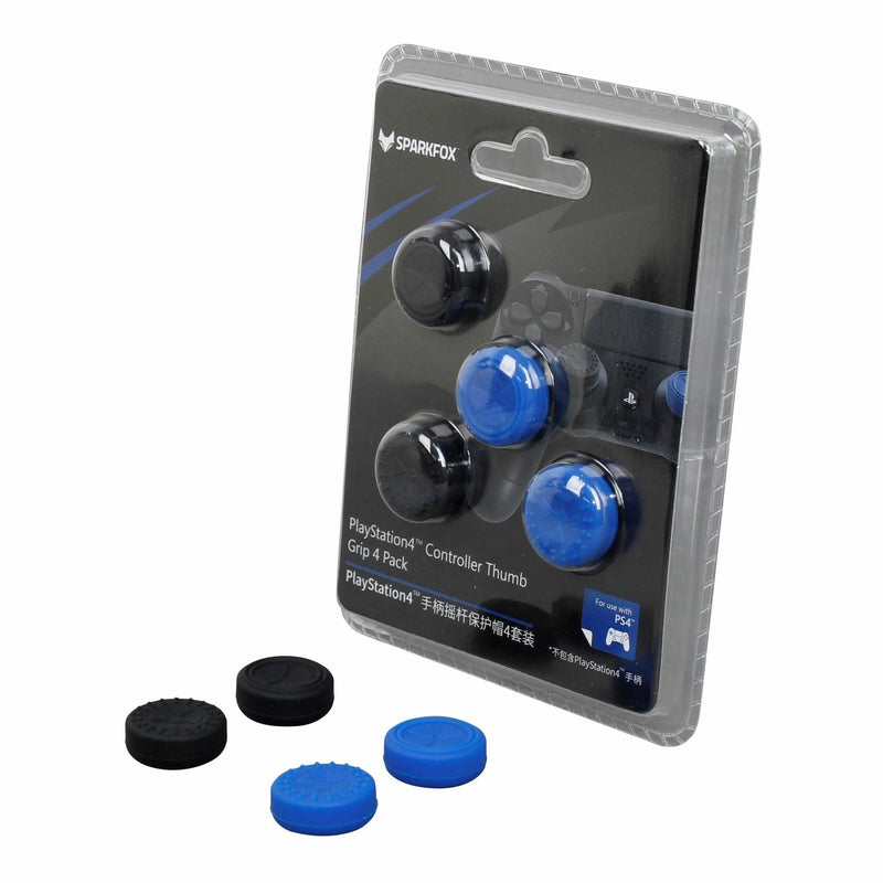 Sparkfox Controller Deluxe Thumb Grip 4 Pack- Ps4