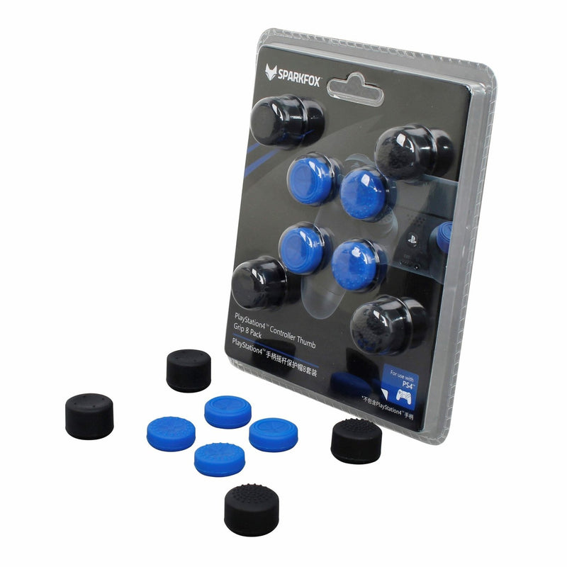 Sparkfox Controller Deluxe Thumb Grip 8 Pack- Ps4